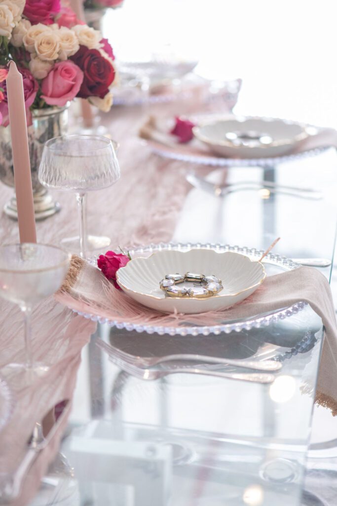 galentines day tablescape